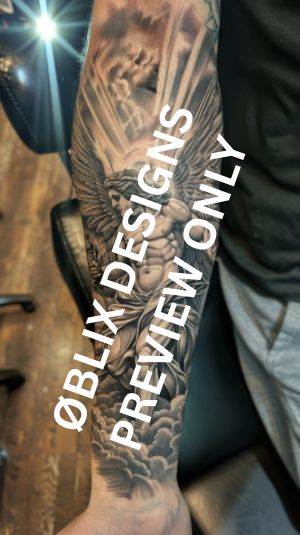 Heaven & Darkness Edition – Tattoo Design Pack (10 Designs)