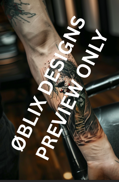 Joker Edition – Tattoo Design Pack (10 Designs)