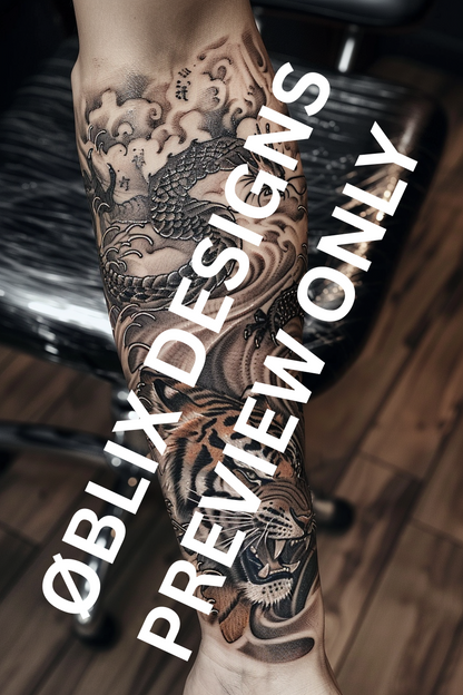 Japan Edition – Tattoo Design Pack (10 Designs)