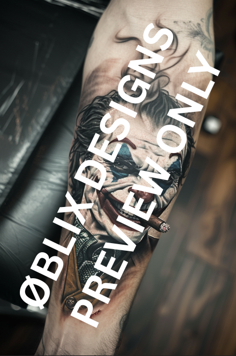 Joker Edition – Tattoo Design Pack (10 Designs)